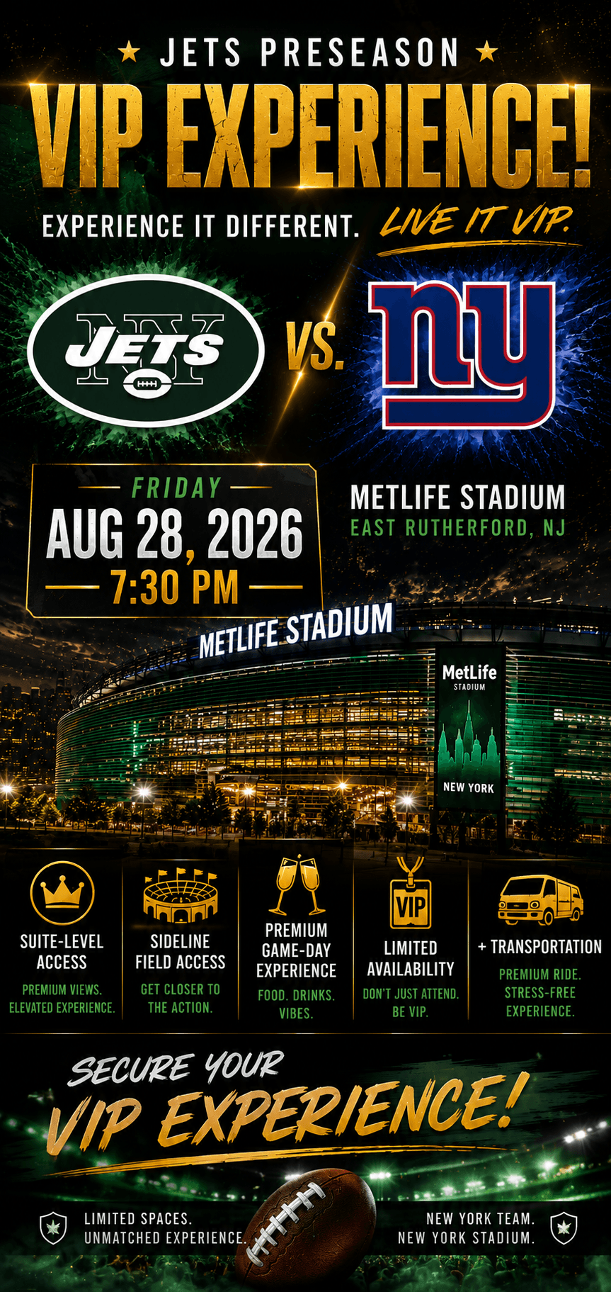 New York Jets vs New York Giants
